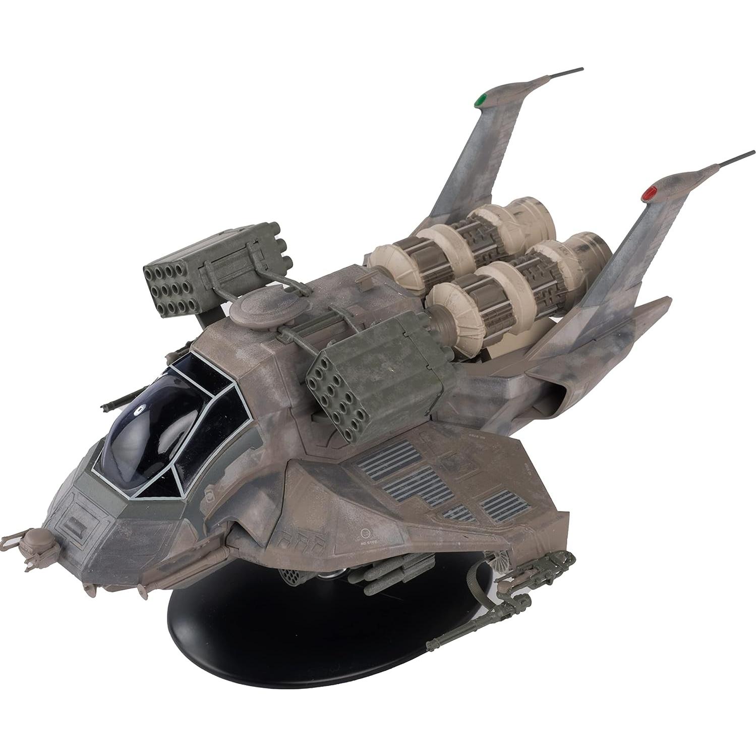 Modelo Heavy Raptor Battlestar Galactica Eaglemoss 25.4 cm