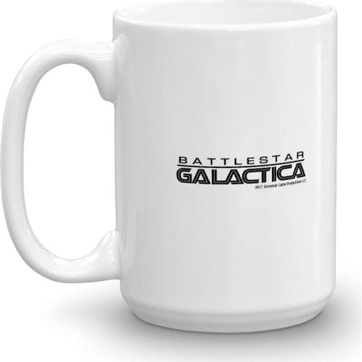 Taza de Café Frak 15oz SYFY Battlestar Galactica Cerámica