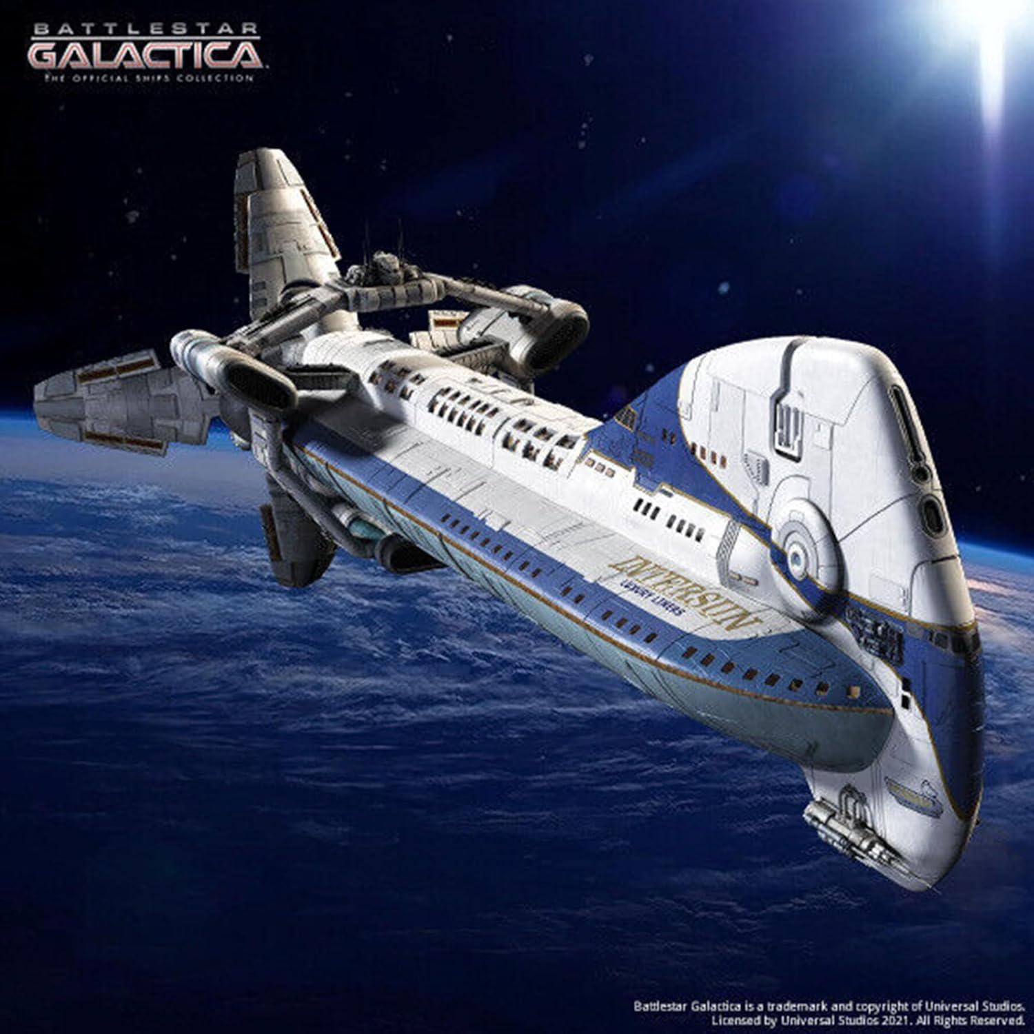 Modelo Colonial One Battlestar Galactica - Eaglemoss 25.4 cm