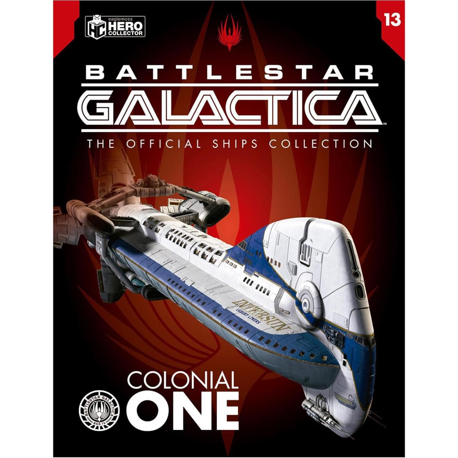 Modelo Colonial One Battlestar Galactica - Eaglemoss 25.4 cm