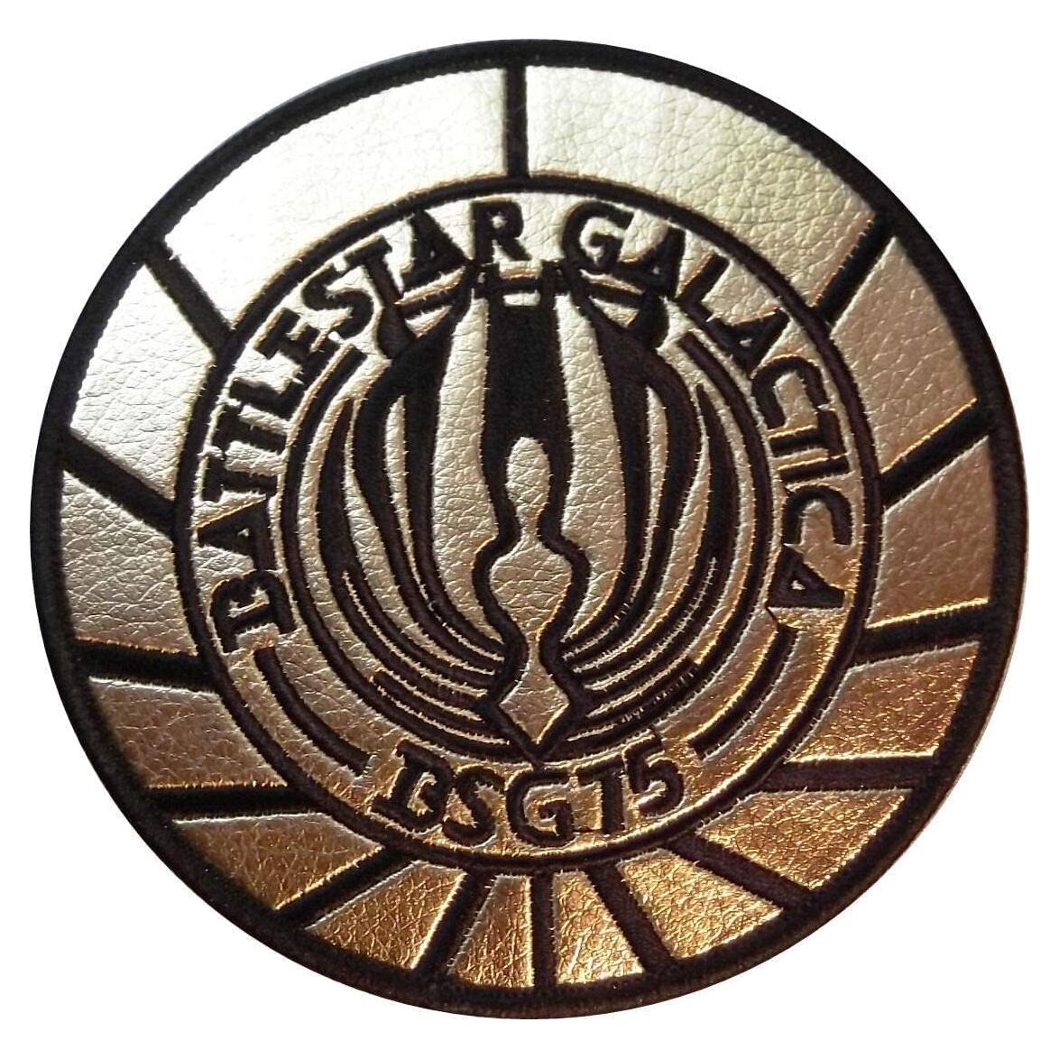 Parche Bordado TCB Creations Logo Battlestar Galactica 8.89 cm