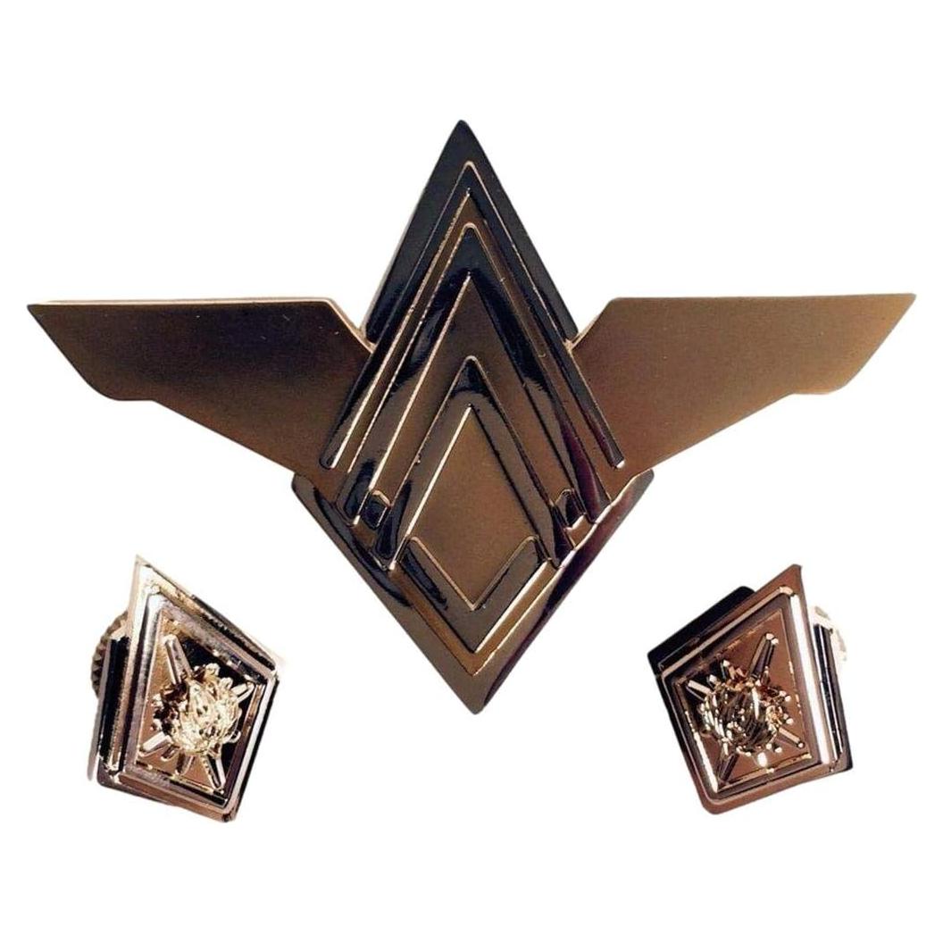 Conjunto de Pines de Rango Oficial Superior Battlestar Galactica