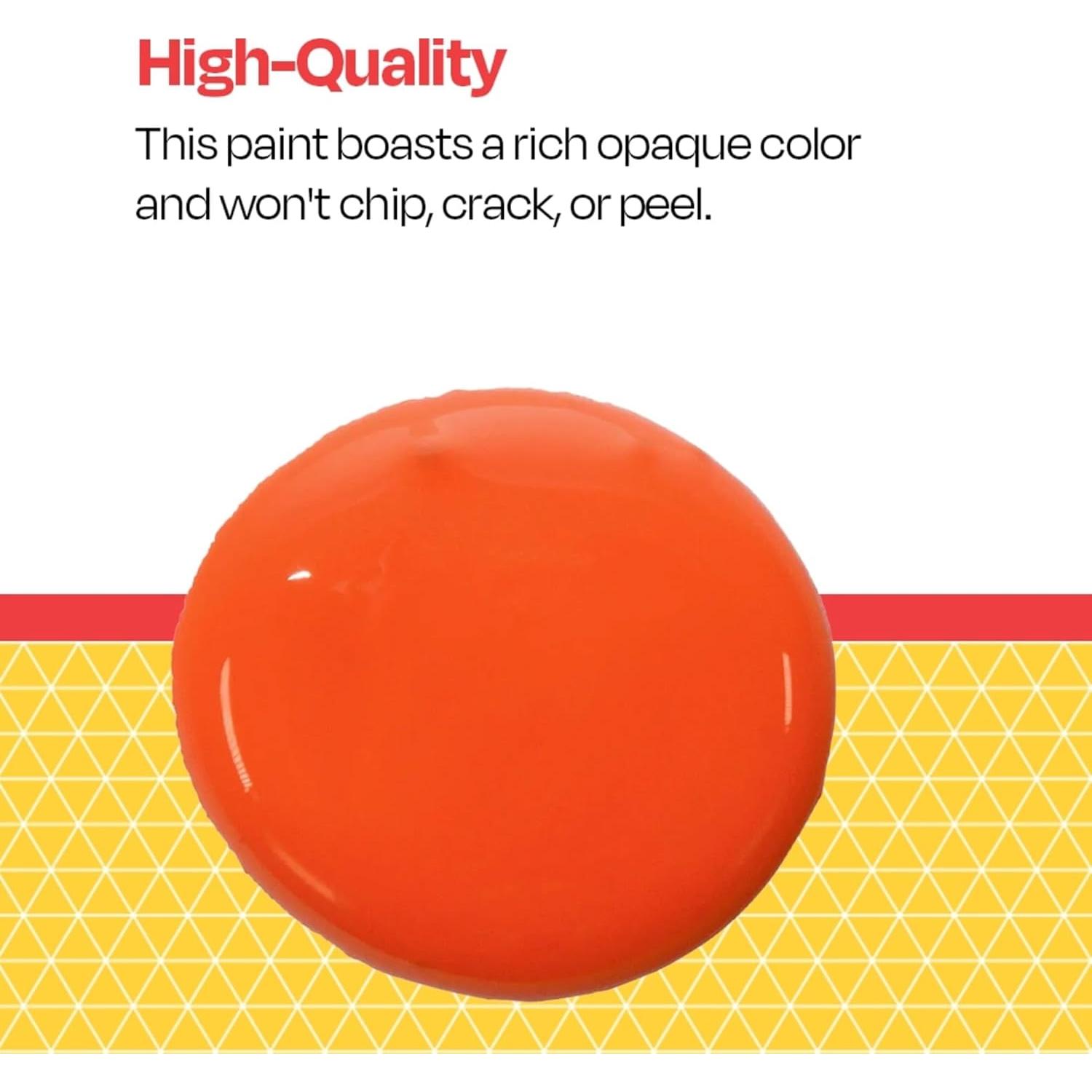 Pintura Tempera Lavable School Smart Naranja 3.78 L