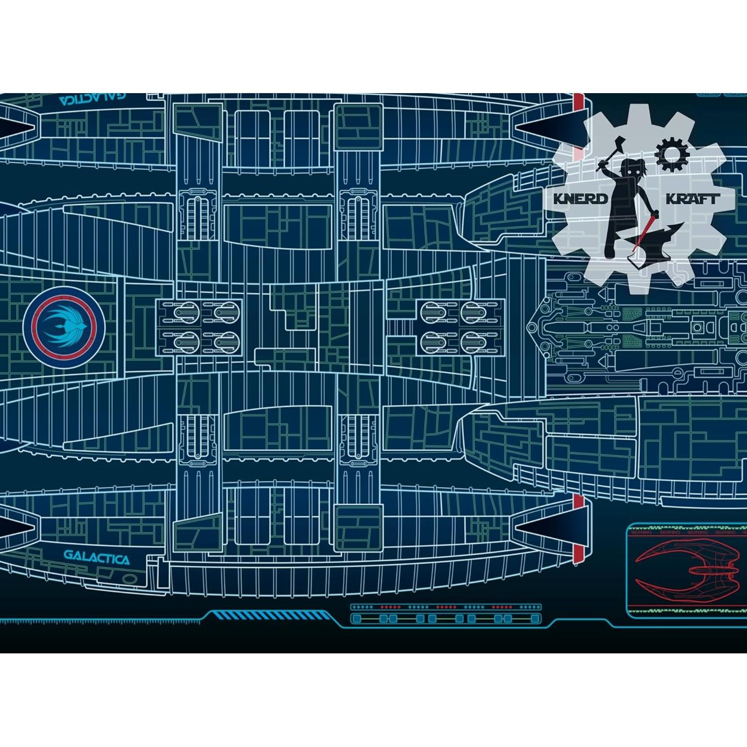 Impresión Battlestar Galactica 91.4x29.8 cm - Nave Estelar