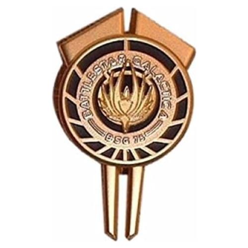 Pin de Metal Comandante Batalla Estelar Galáctica 5 cm Dorado