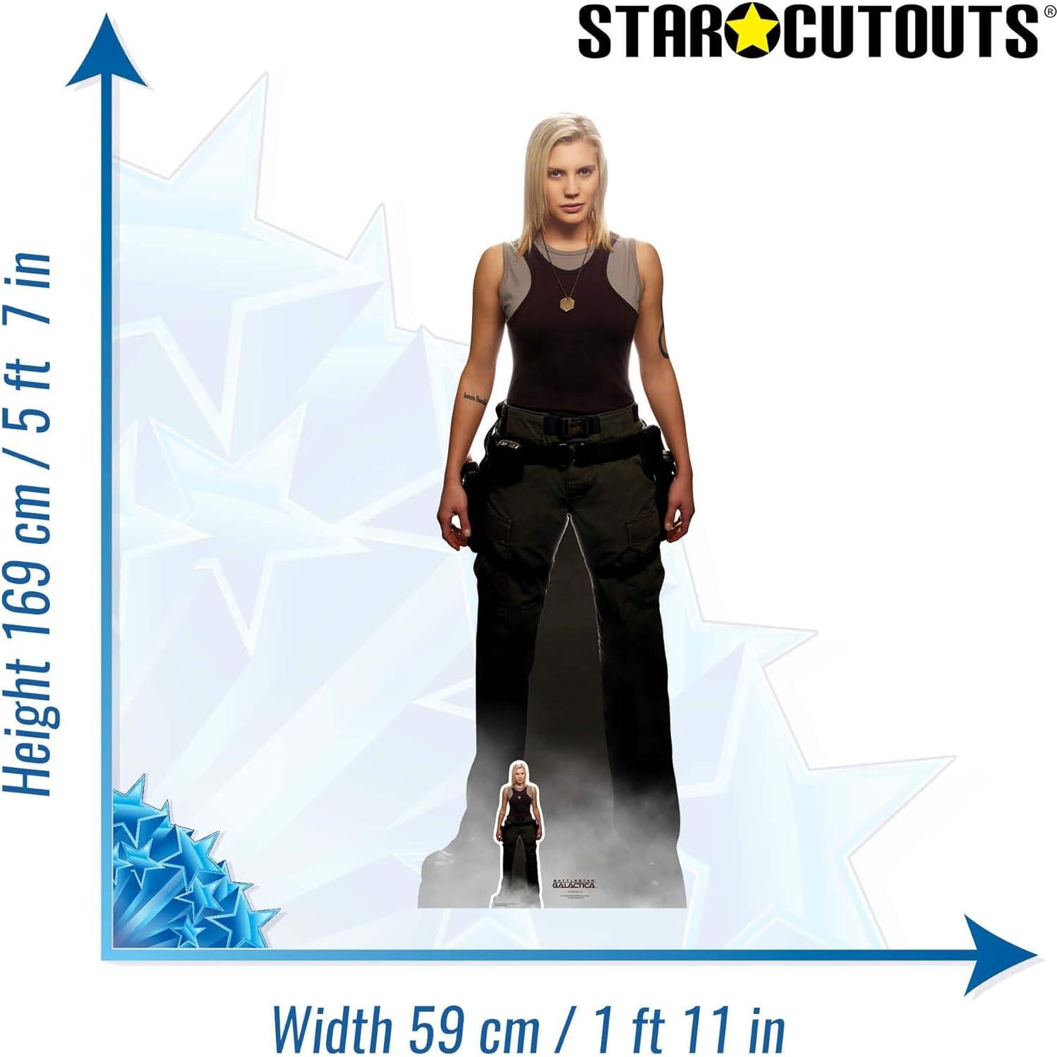 Standee de Cartón Kara Thrace Starbuck 169 cm Star Cutouts