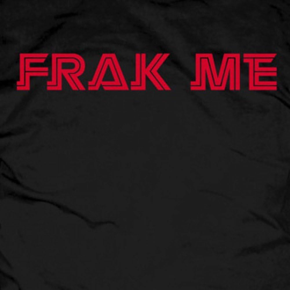 Camiseta Frak Me Battlestar Galactica Mujer Algodón Negra M