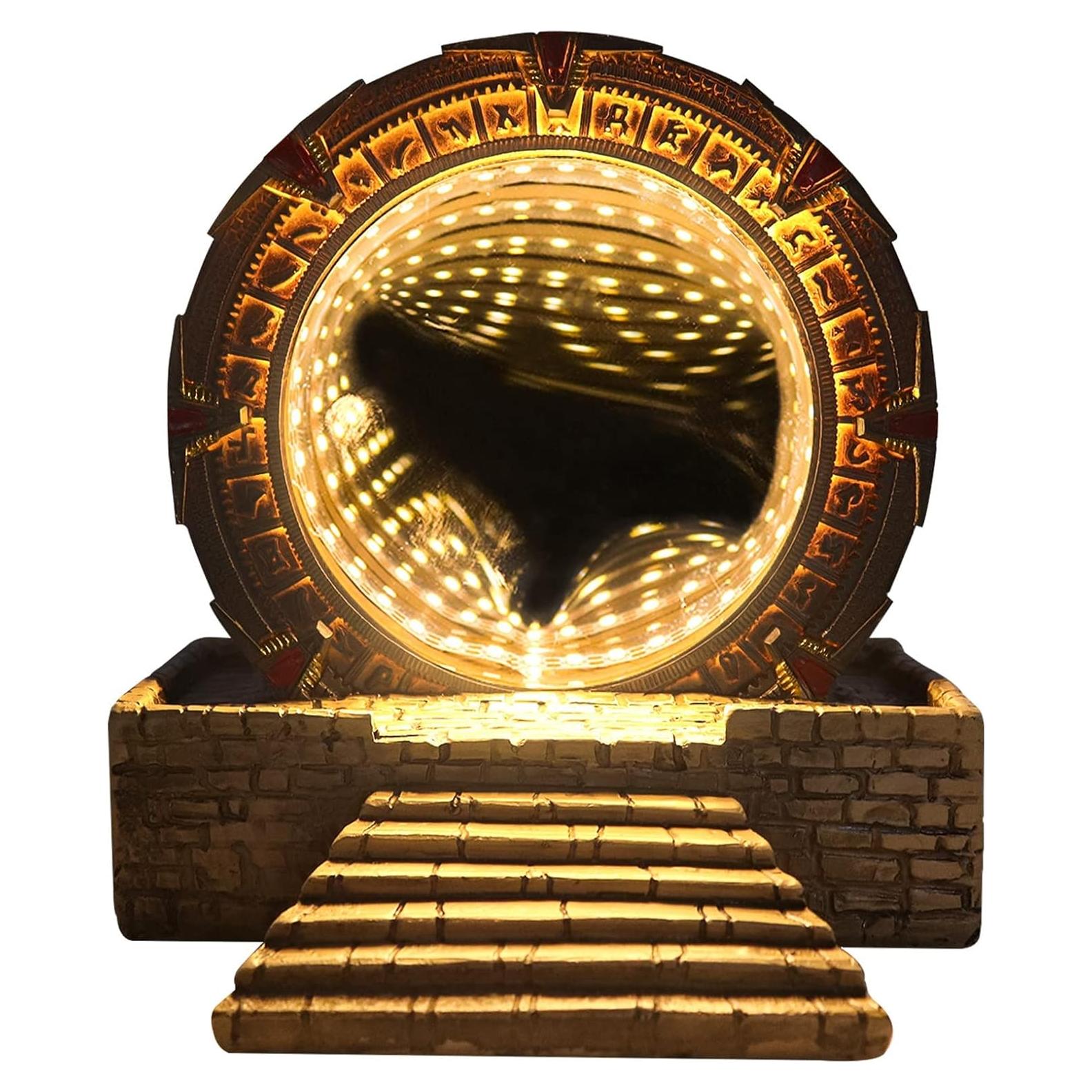 Espejo LED Nocturno CAFELE Puerta Estelar Multicolor 12 cm