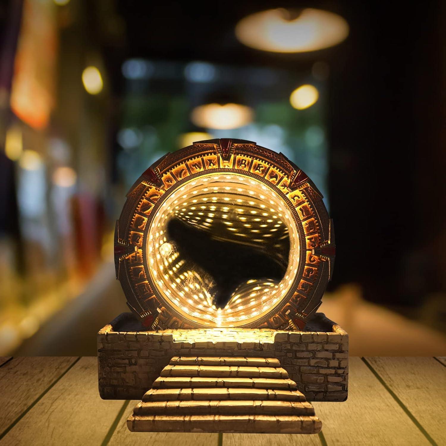 Espejo LED Nocturno CAFELE Puerta Estelar Multicolor 12 cm