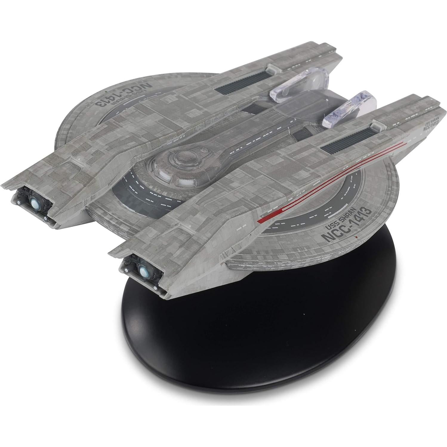 Modelo U.S.S. Shran NCC-1413 Eaglemoss 21.6 cm Nave Estelar