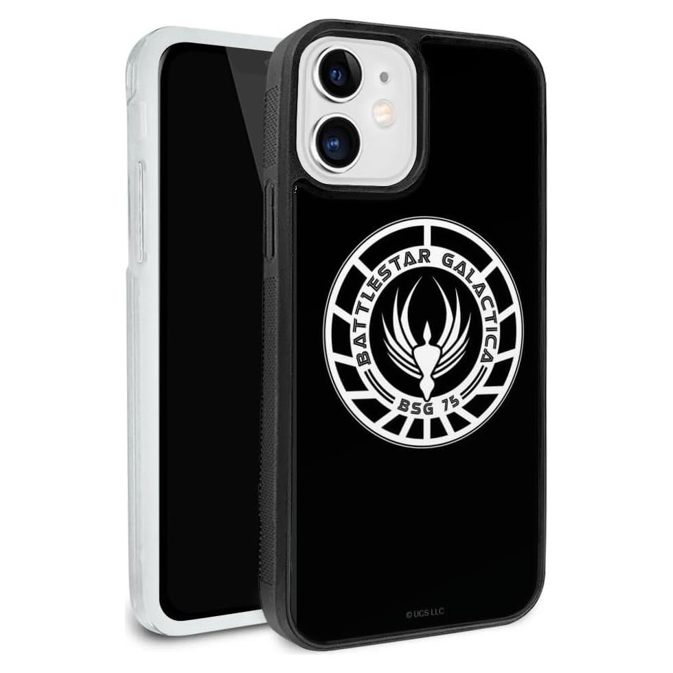 Funda Protectora Bumper de Goma Battlestar Galactica para iPhone 12 Pro