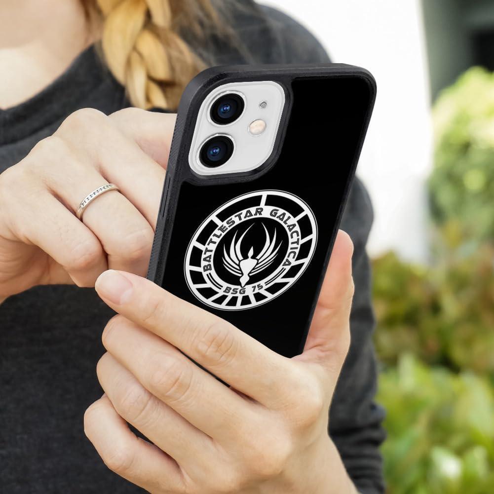 Funda Protectora Bumper de Goma Battlestar Galactica para iPhone 12 Pro