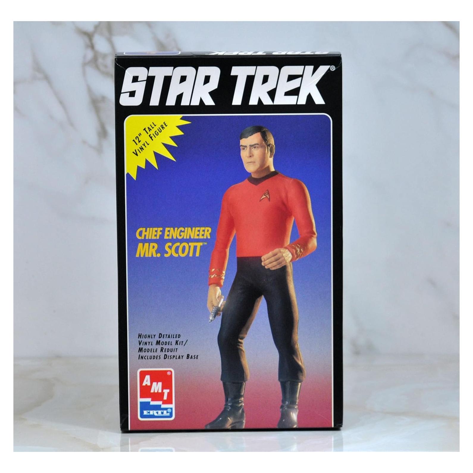 Kit de Modelo de Vinilo Star Trek Ingeniero Jefe Sr. Scott AMT