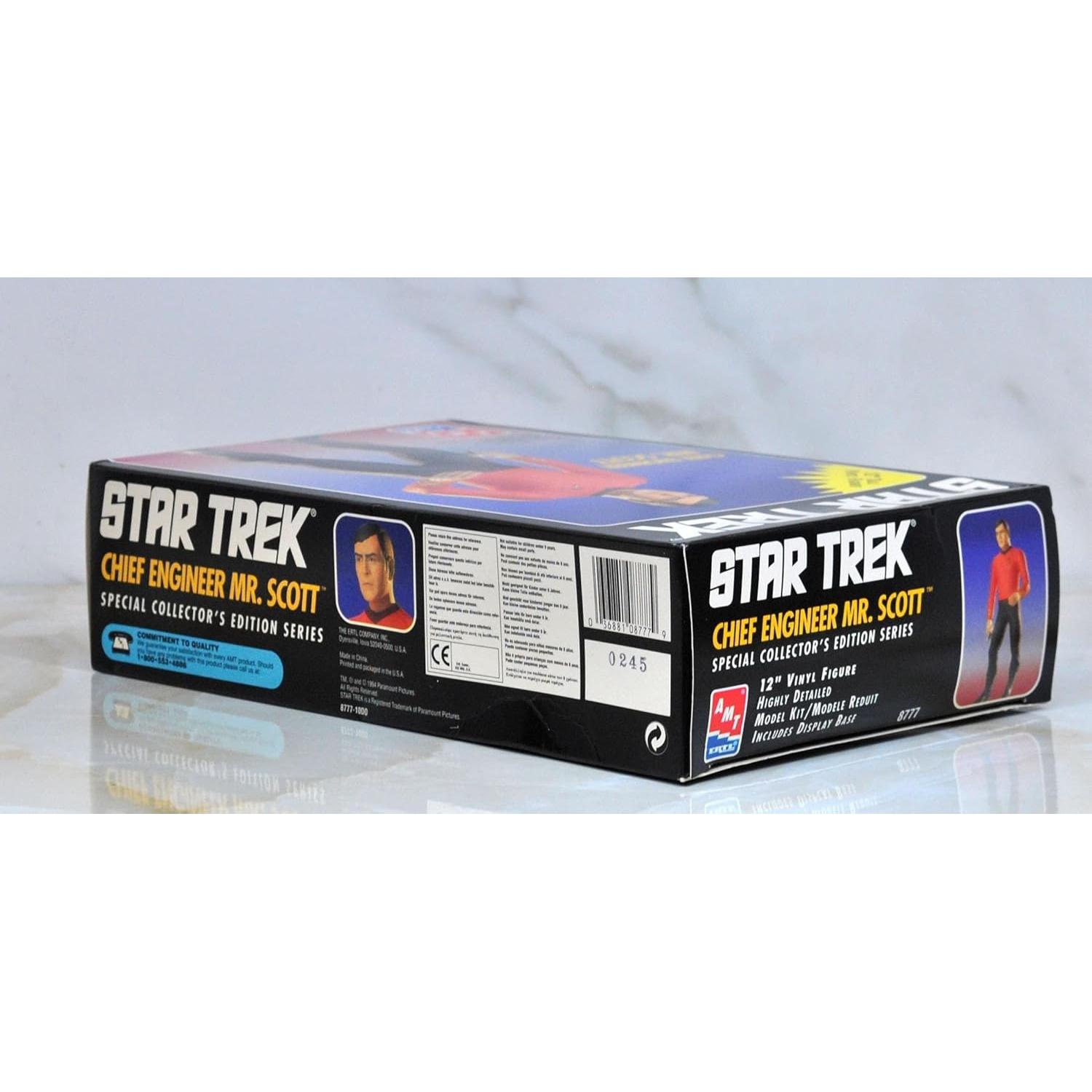 Kit de Modelo de Vinilo Star Trek Ingeniero Jefe Sr. Scott AMT