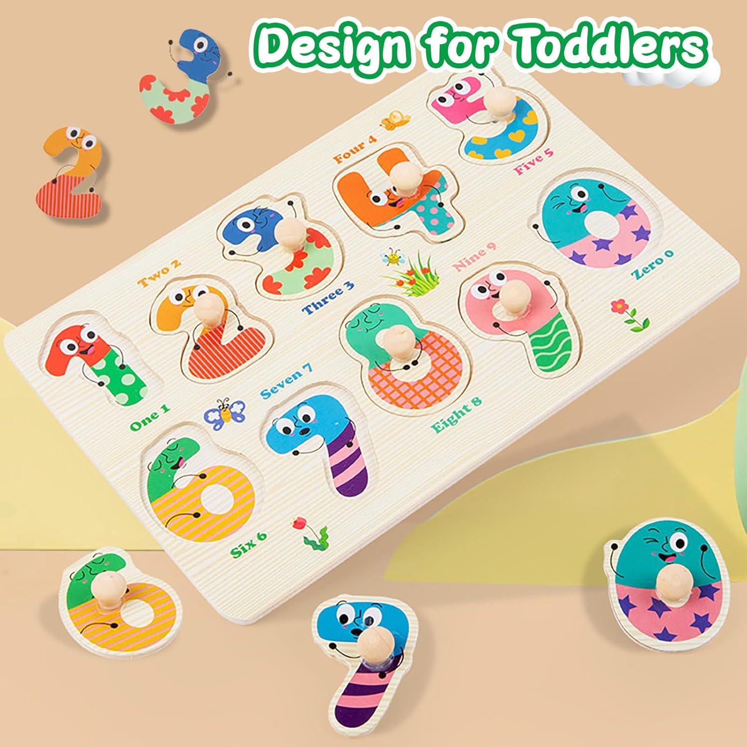 Rompecabezas de Madera Montessori 6 Piezas para Niños