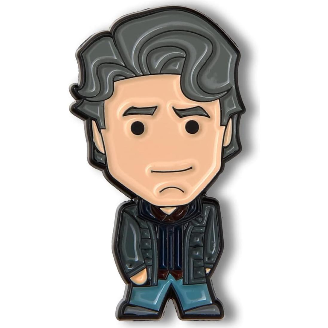 Set de Pin Badges Flux Doctor Who Eaglemoss - 7 Piezas Chibi