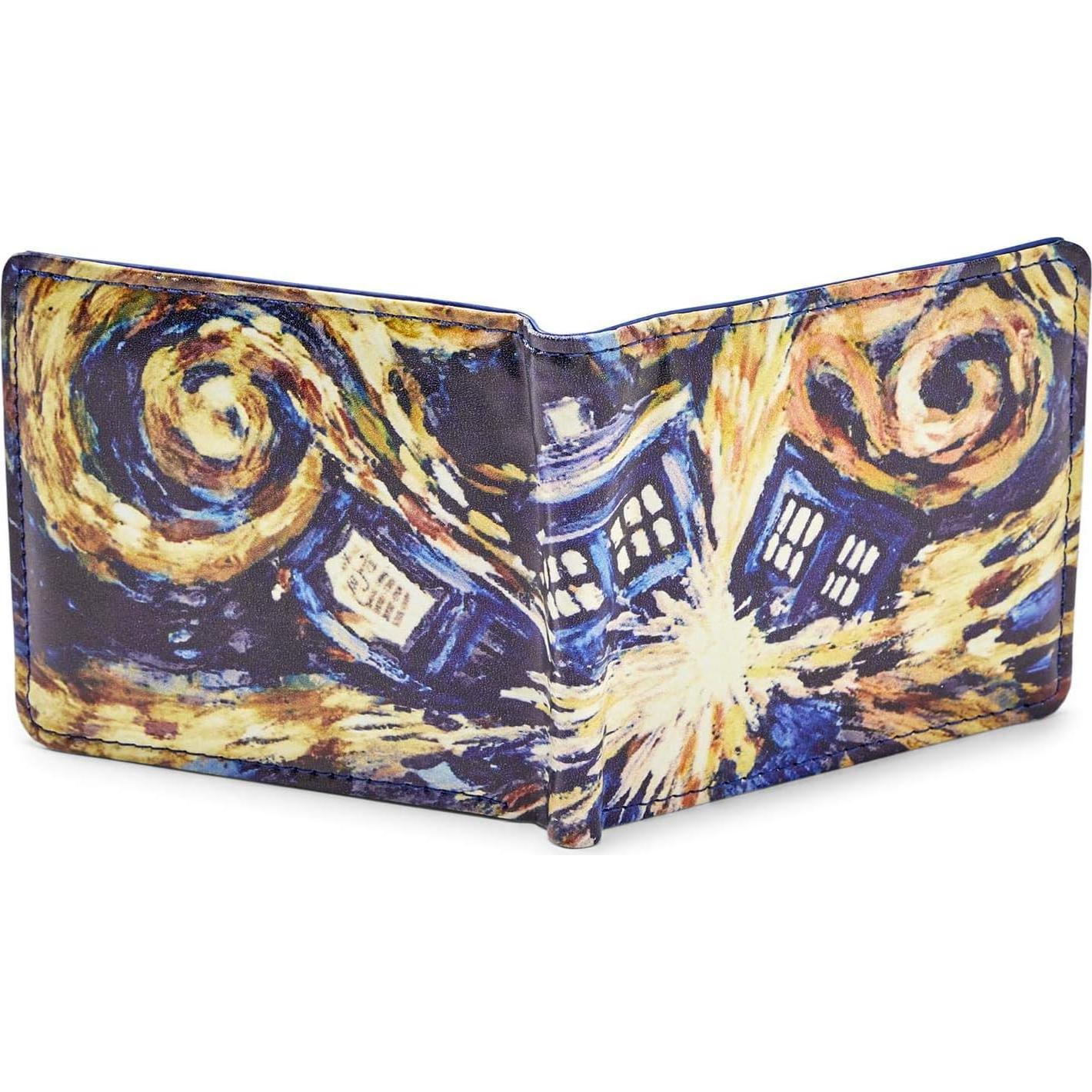 Cartera Bi-Fold Doctor Who Van Gogh TARDIS Explosiva - Vinilo