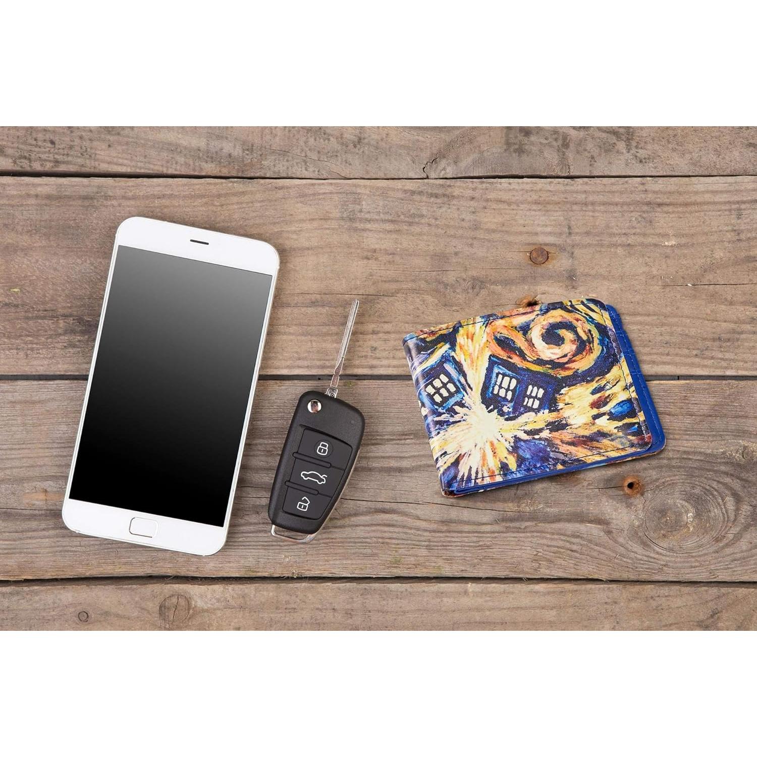 Cartera Bi-Fold Doctor Who Van Gogh TARDIS Explosiva - Vinilo