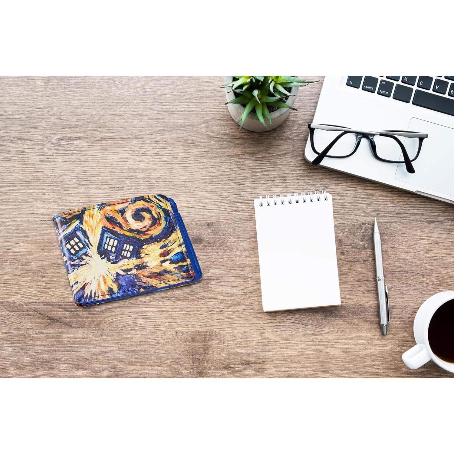 Cartera Bi-Fold Doctor Who Van Gogh TARDIS Explosiva - Vinilo