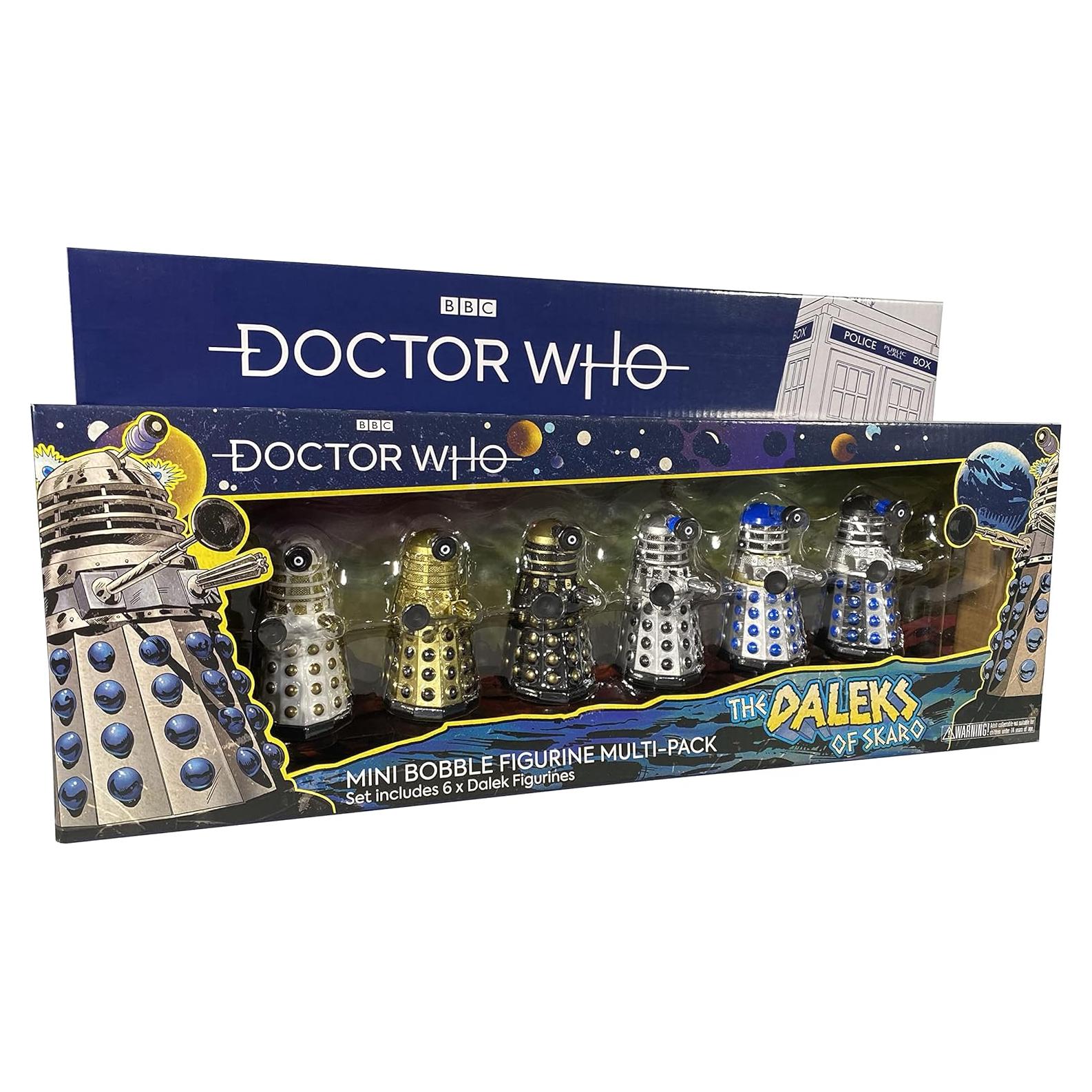 Figuras Bobble Doctor Who Daleks de Skaro 6 Pack 7.62 cm