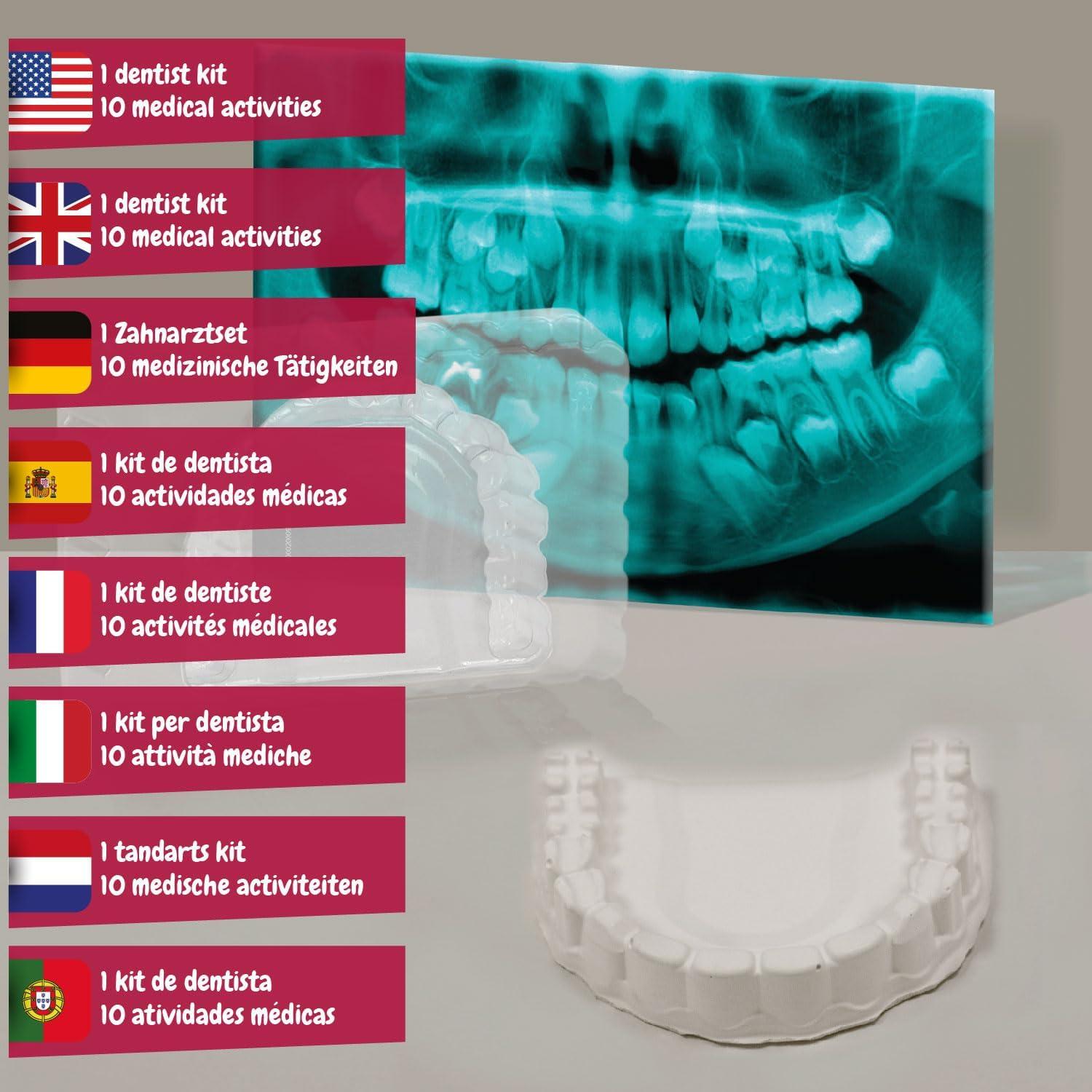 Kit de Dentista Science4you para Niños - 10 Actividades Educativas