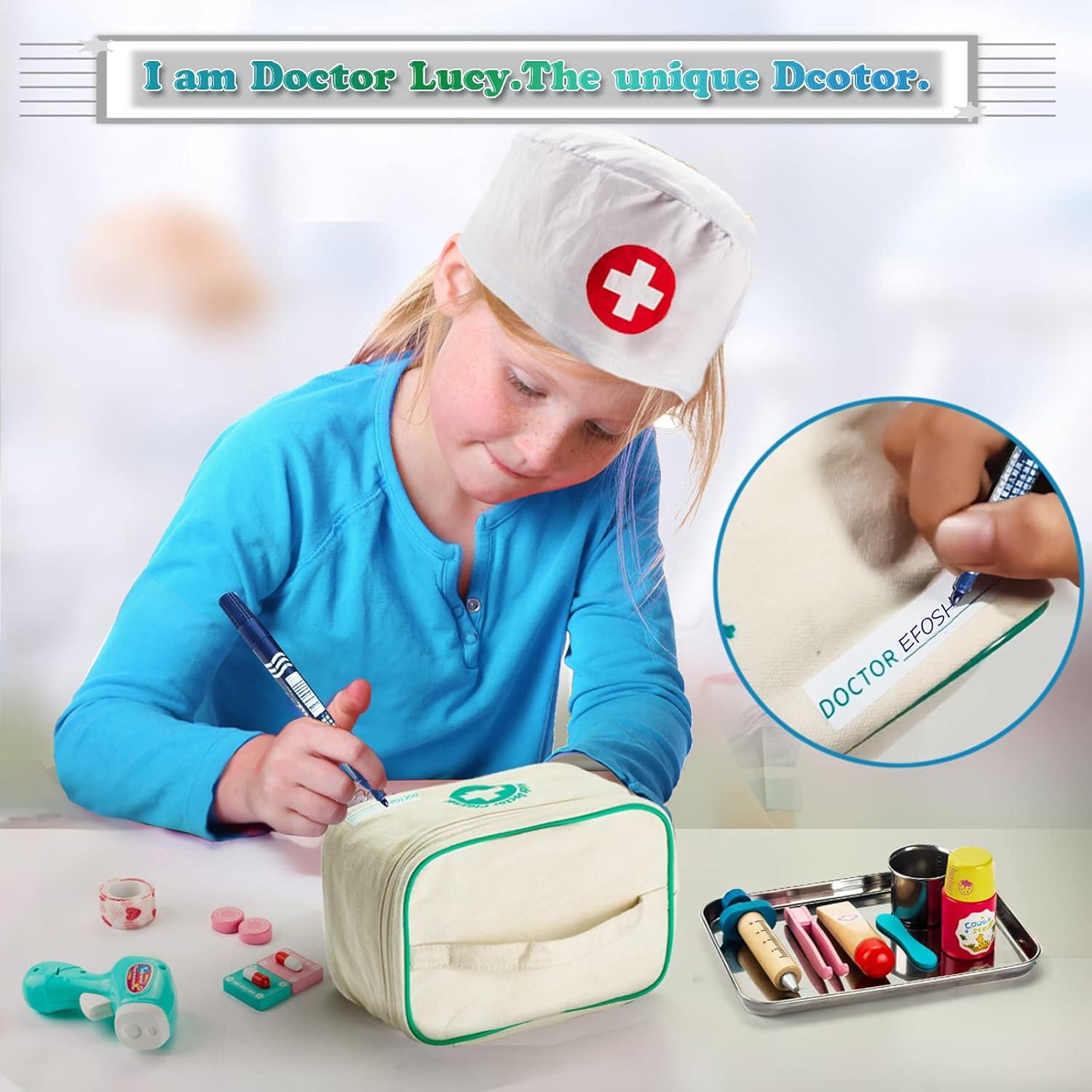 Kit de Doctor para Niños 3-5 Años EFOSHM con 28 Piezas