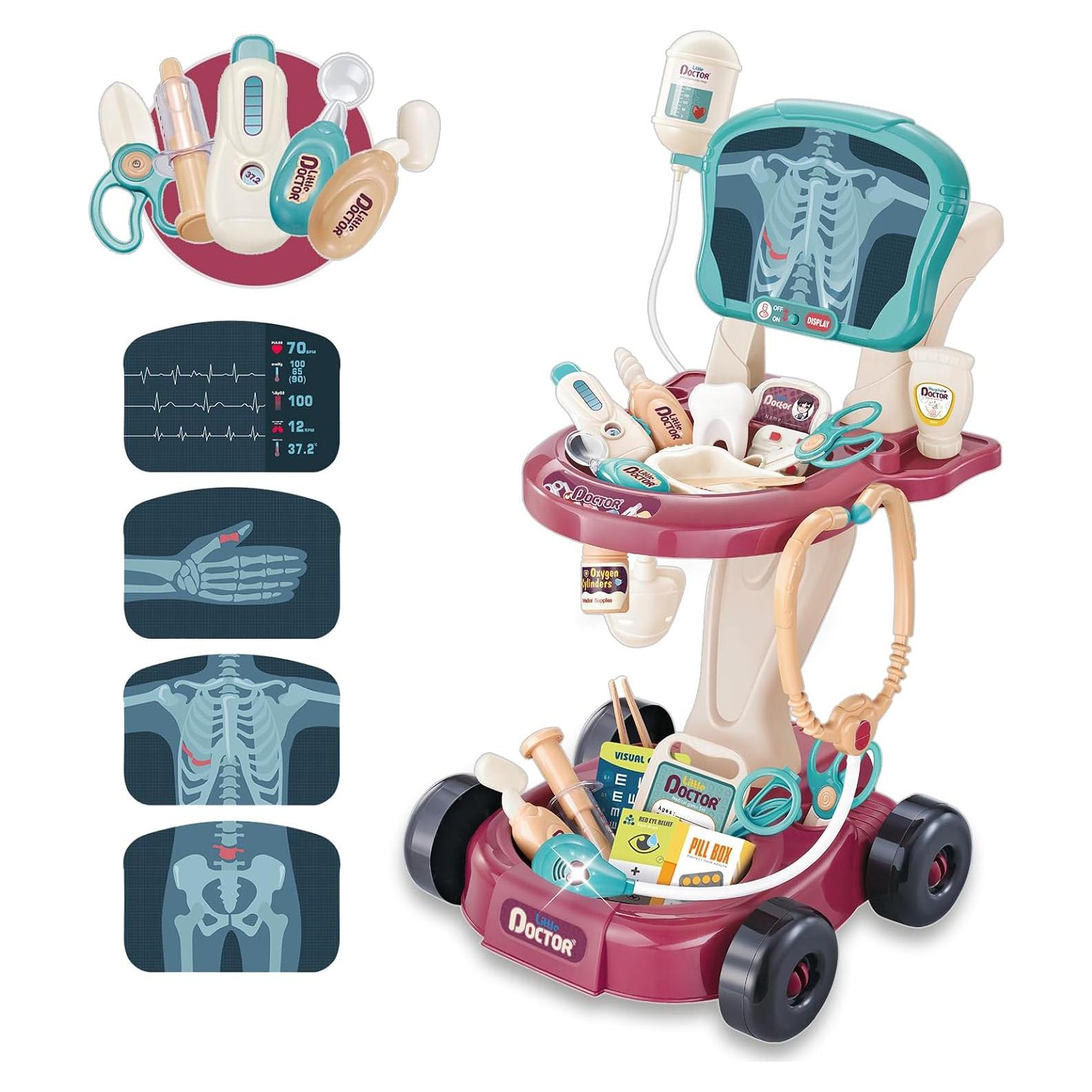 Kit de Doctor Tsomtto 29 Piezas Juguete Médico para Niños