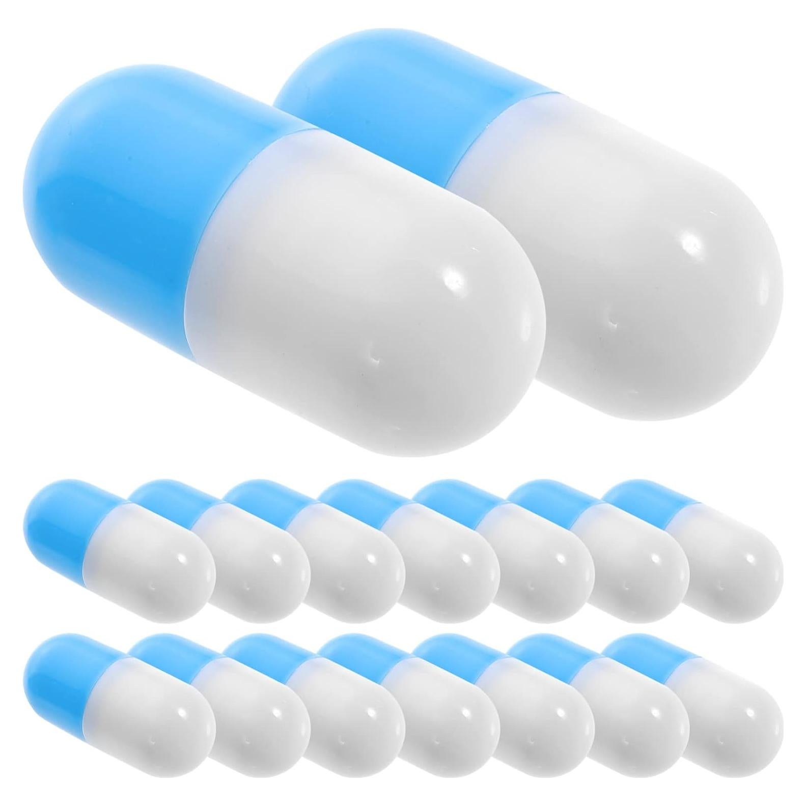 Juguetes de Cápsulas Falsas Zerodeko 20 Pcs Azul 5.5x2.5 cm