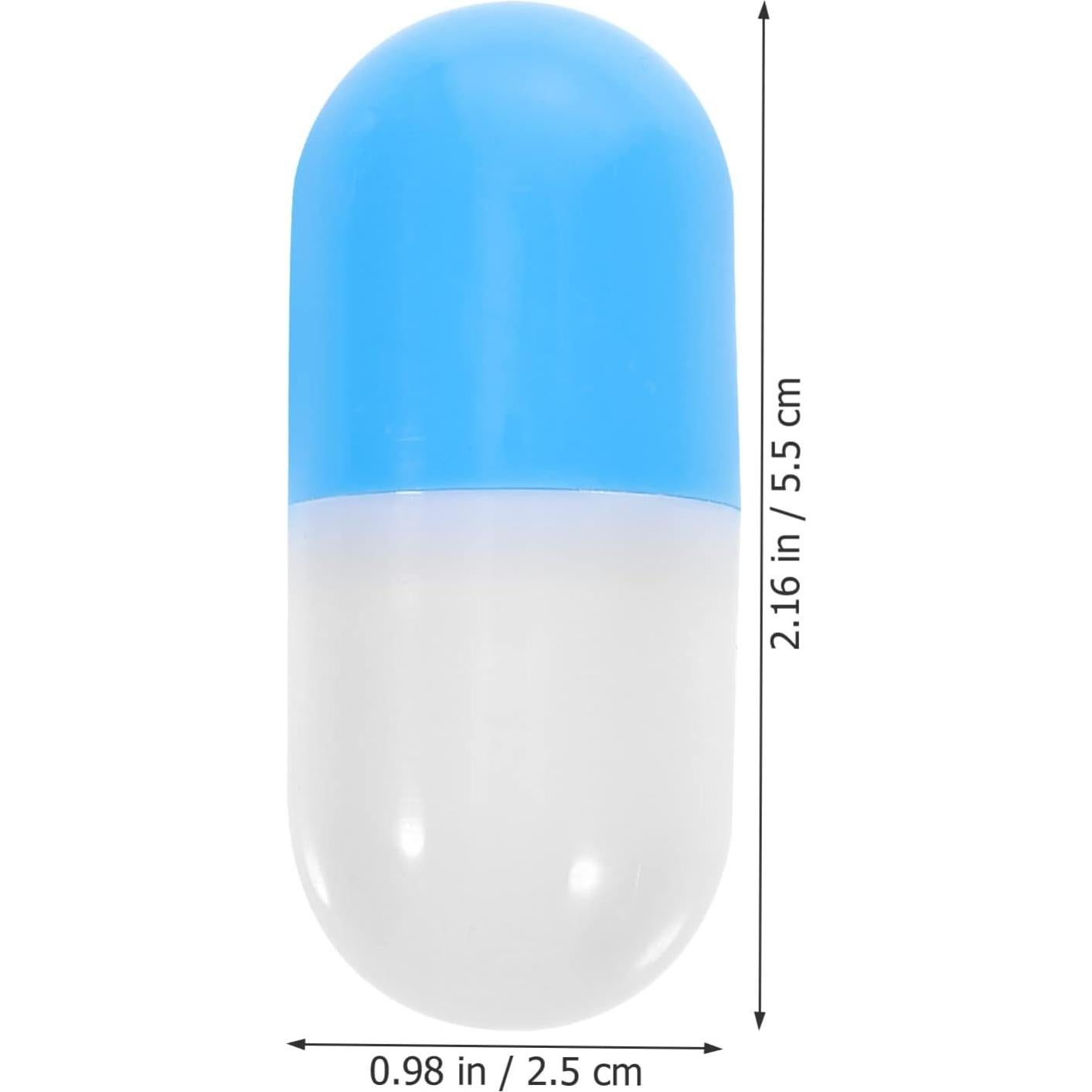 Juguetes de Cápsulas Falsas Zerodeko 20 Pcs Azul 5.5x2.5 cm