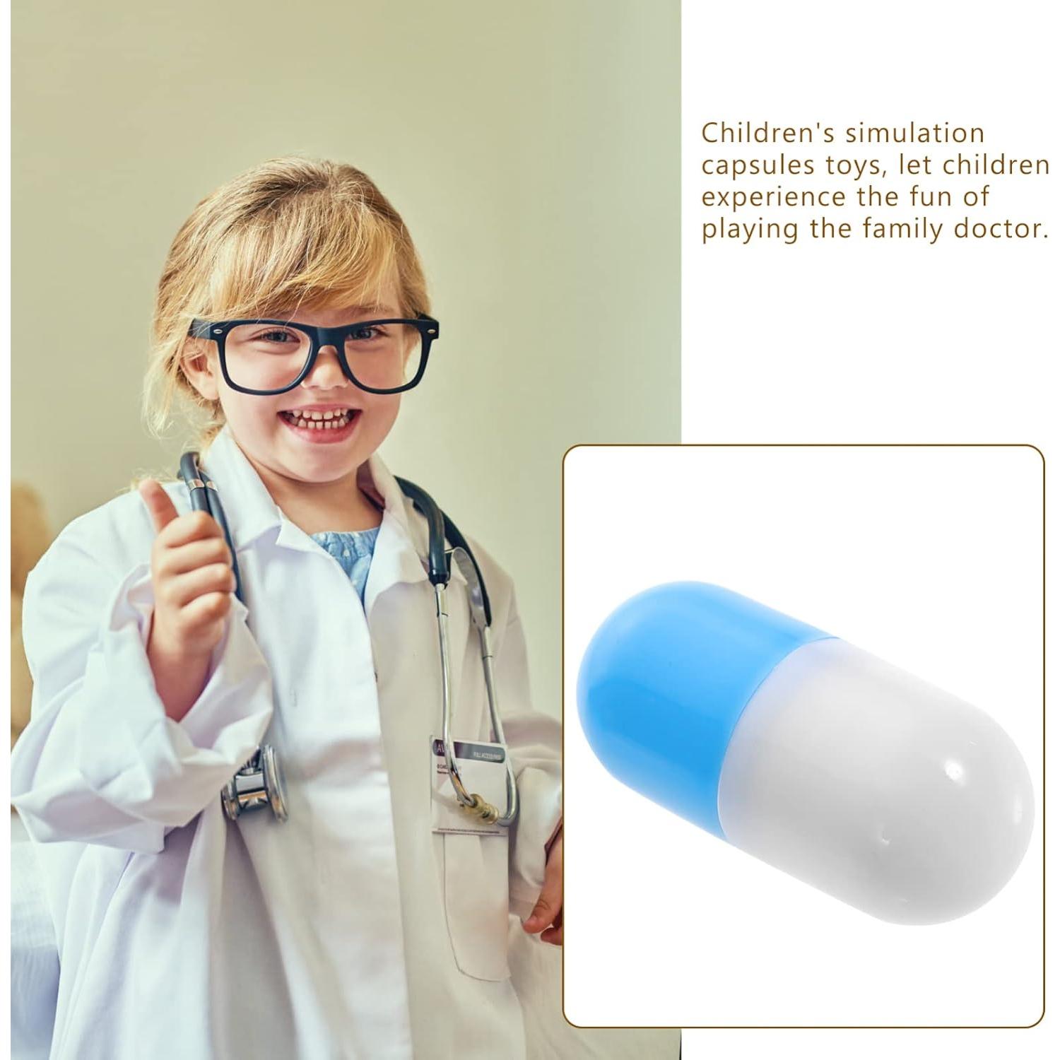 Juguetes de Cápsulas Falsas Zerodeko 20 Pcs Azul 5.5x2.5 cm