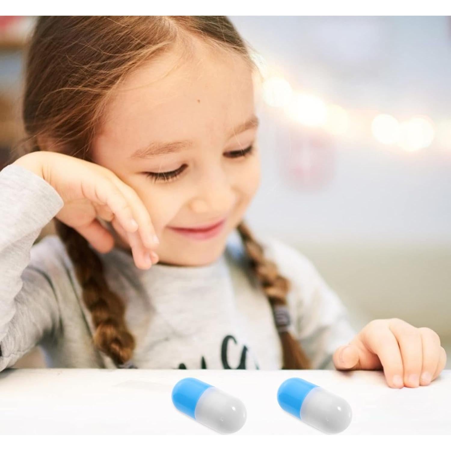 Juguetes de Cápsulas Falsas Zerodeko 20 Pcs Azul 5.5x2.5 cm