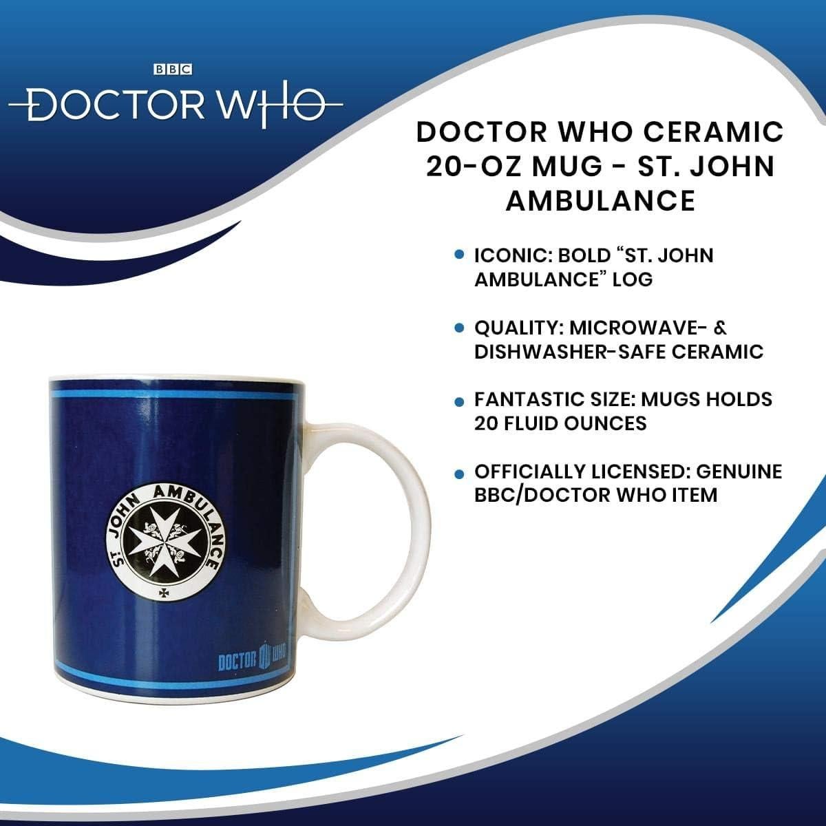 Taza de Cerámica Doctor Who St. John Ambulance 591 ml