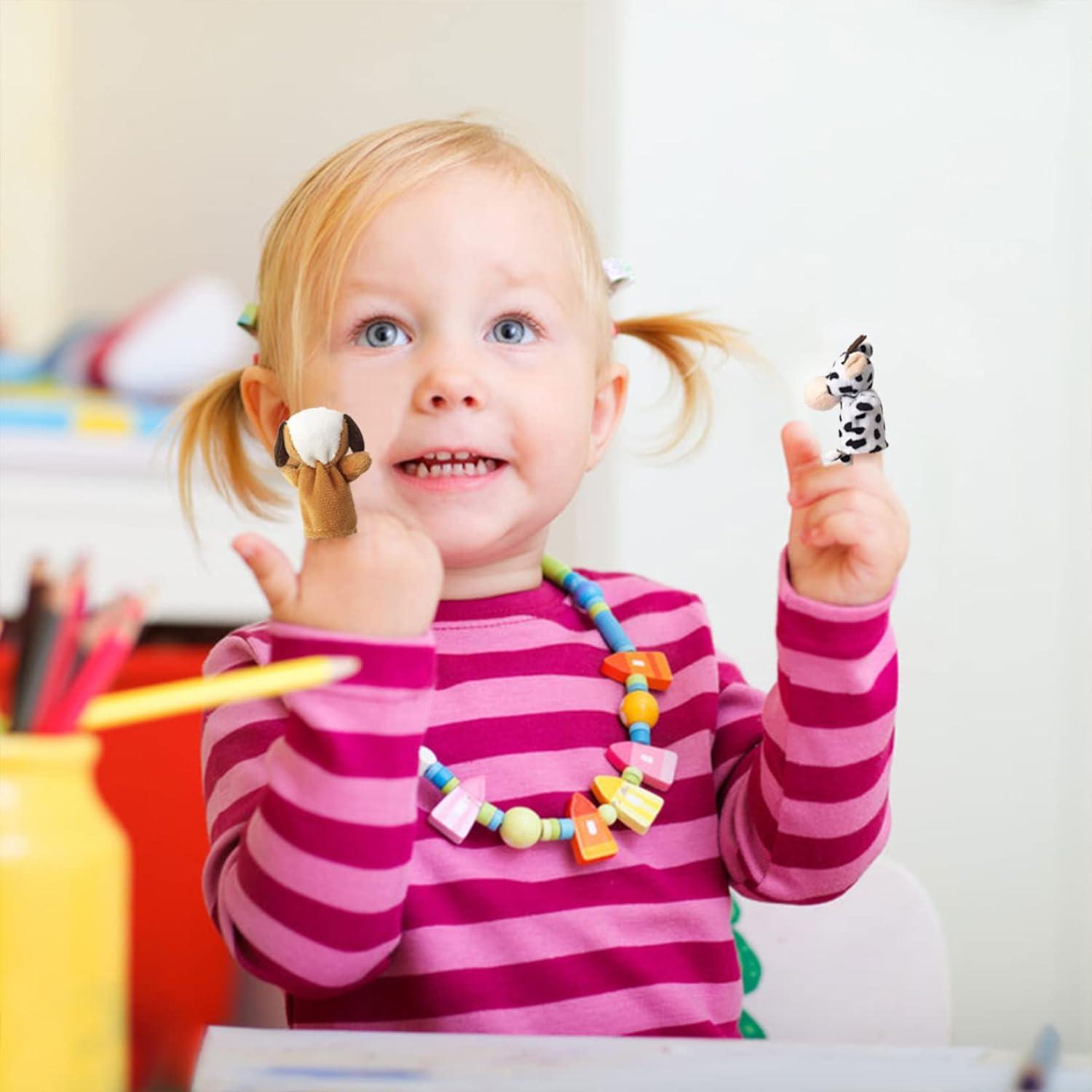 10 Títeres de Dedos Animales Marinos RIY - Juguetes Educativos