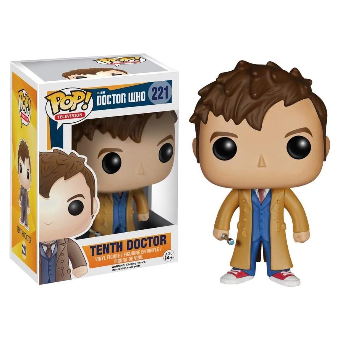 Figura de Acción Funko POP Doctor Who Dr #10 9.5 cm