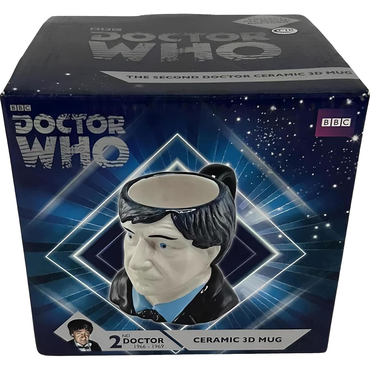 Jarra de Cerámica 3D Seven20 Doctor Who 2do Doctor 326ml