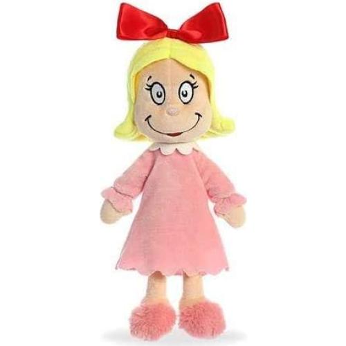 Muñecos de Peluche Aurora Dr. Seuss Grinch 45cm y Cindy Lou 30cm