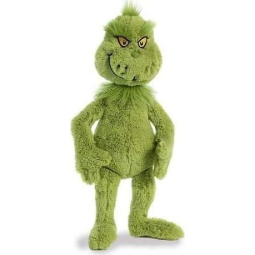 Muñecos de Peluche Aurora Dr. Seuss Grinch 45cm y Cindy Lou 30cm