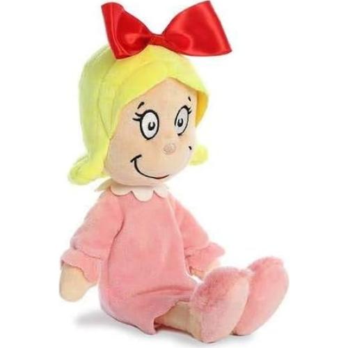 Muñecos de Peluche Aurora Dr. Seuss Grinch 45cm y Cindy Lou 30cm