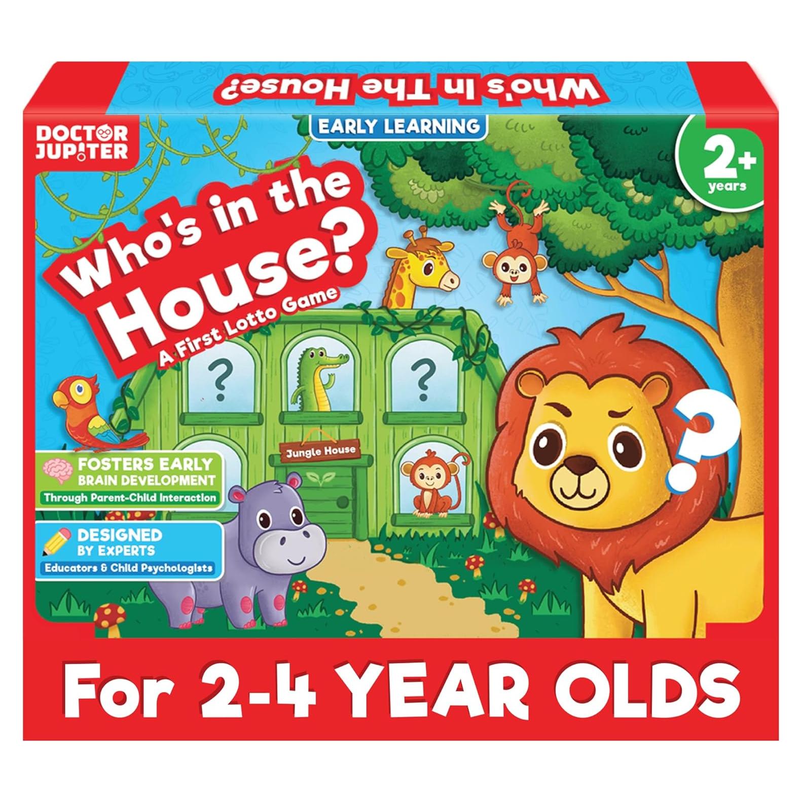 Juego de Aprendizaje Quién Está en la Casa - Doctor Jupiter