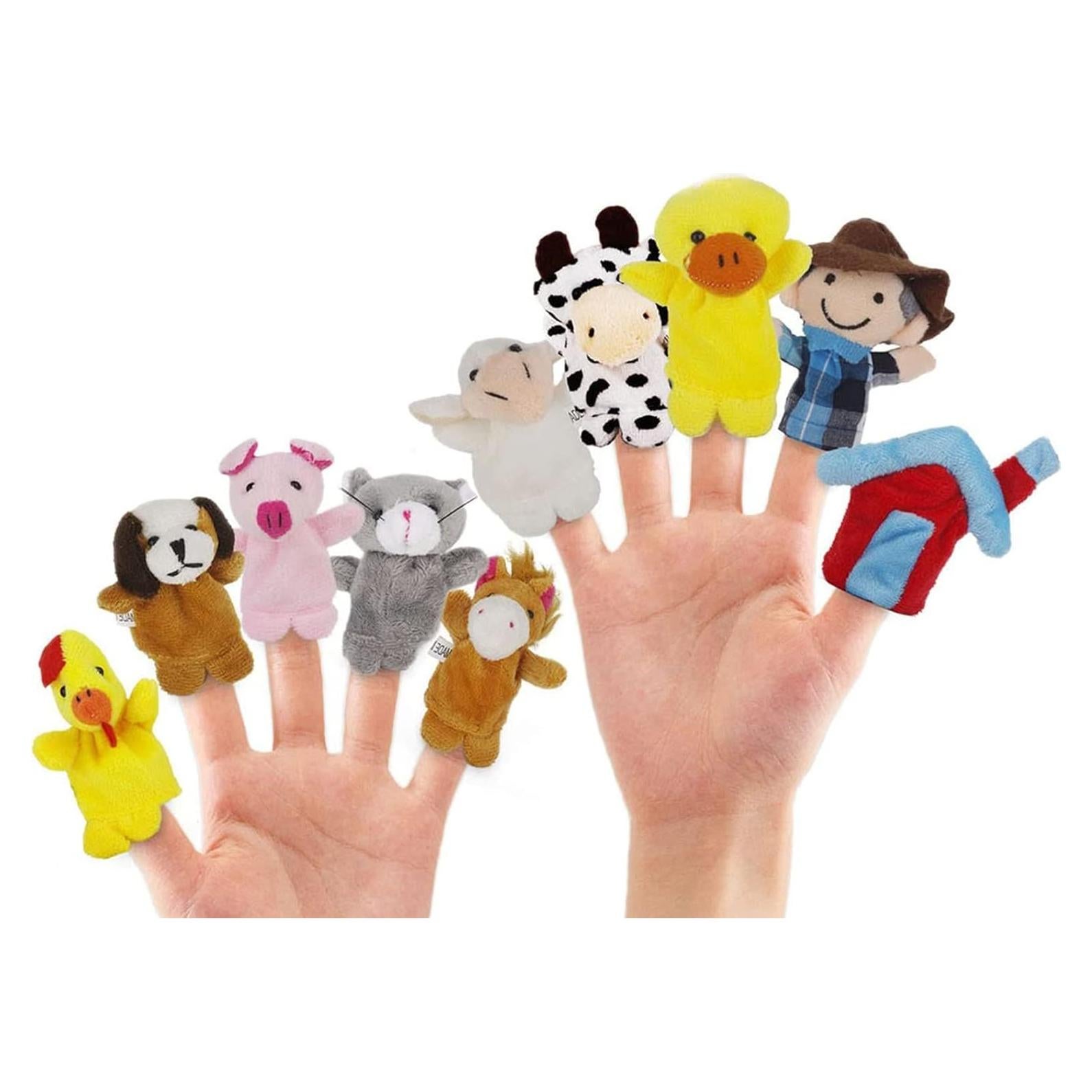 Títeres de Dedos RIY - Old Macdonald - 10 Piezas Educativos