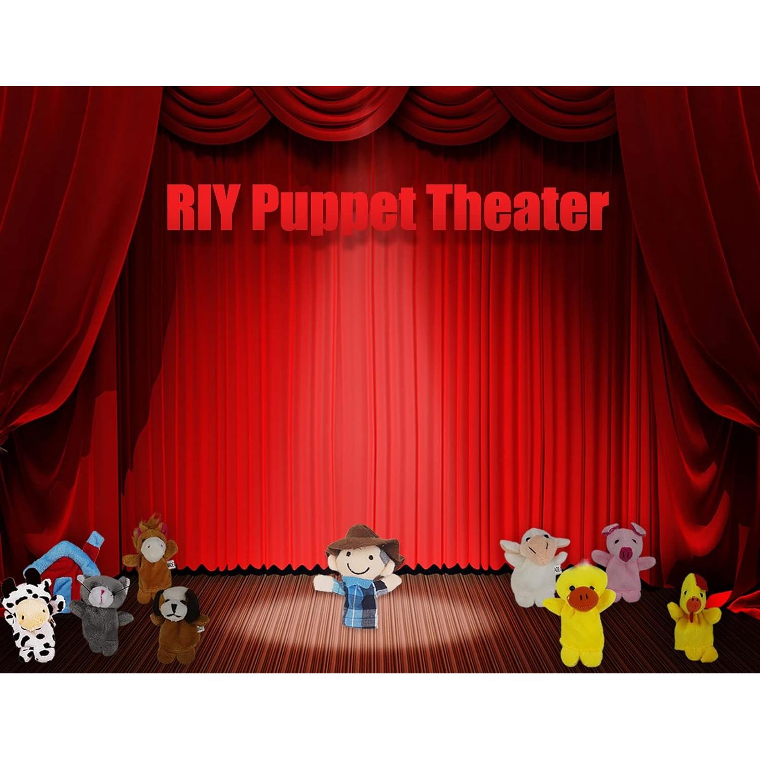 Títeres de Dedos RIY - Old Macdonald - 10 Piezas Educativos