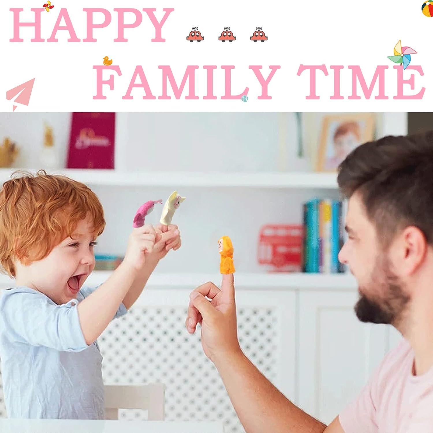 10 Piezas Títeres de Dedos Animales RIY - Juguetes Educativos