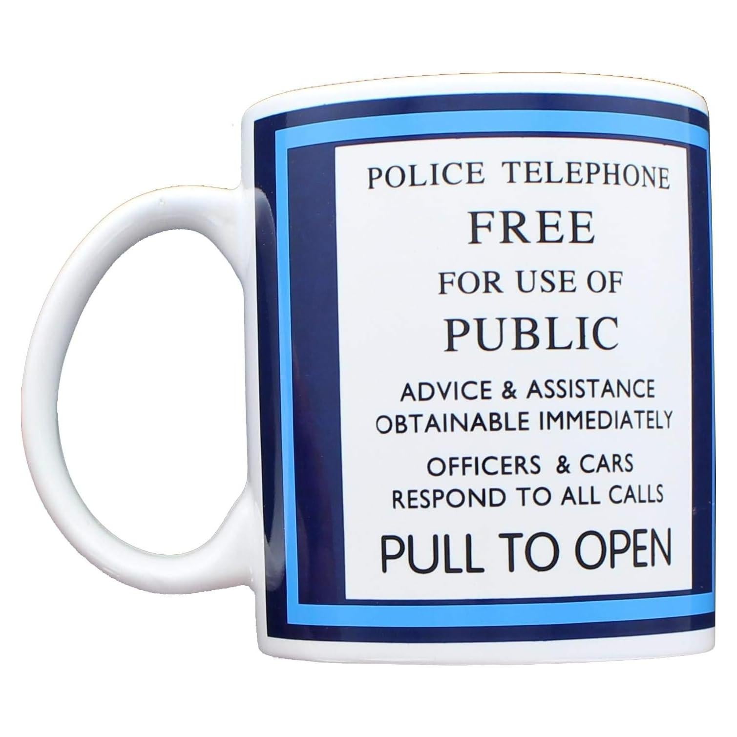 Taza de Cerámica Doctor Who TARDIS 311 ml Azul