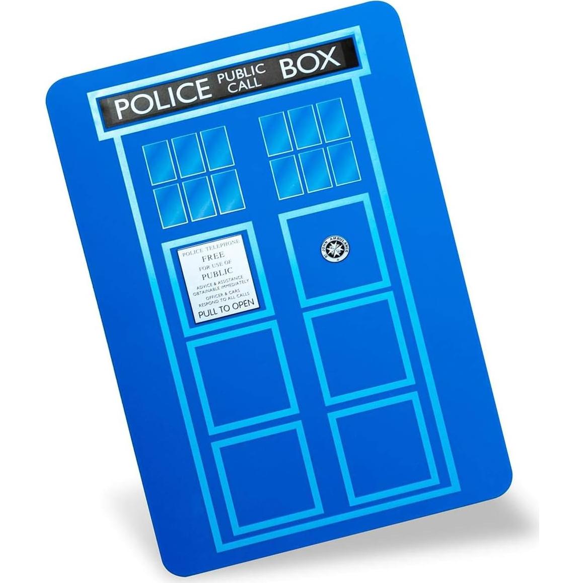 Tabla de Cortar Doctor Who TARDIS 32x32cm Plástico Multicolor