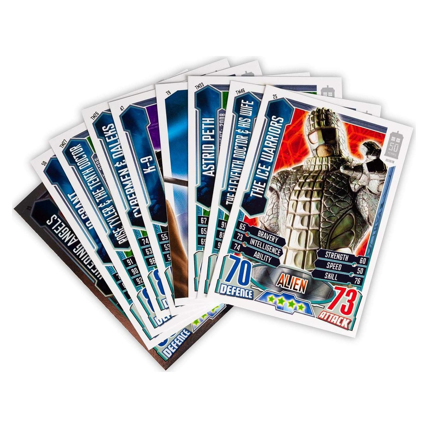 Paquete de Mejora de Cartas Coleccionables Doctor Who 50 Aniversario