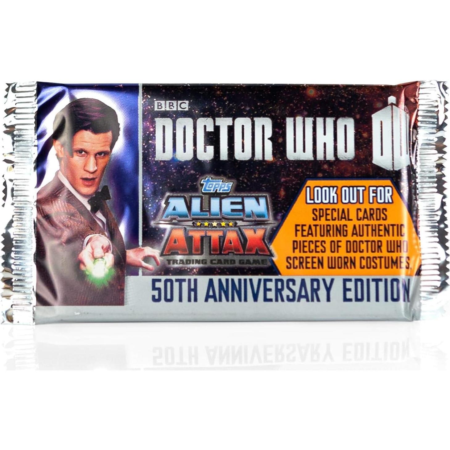 Paquete de Mejora de Cartas Coleccionables Doctor Who 50 Aniversario
