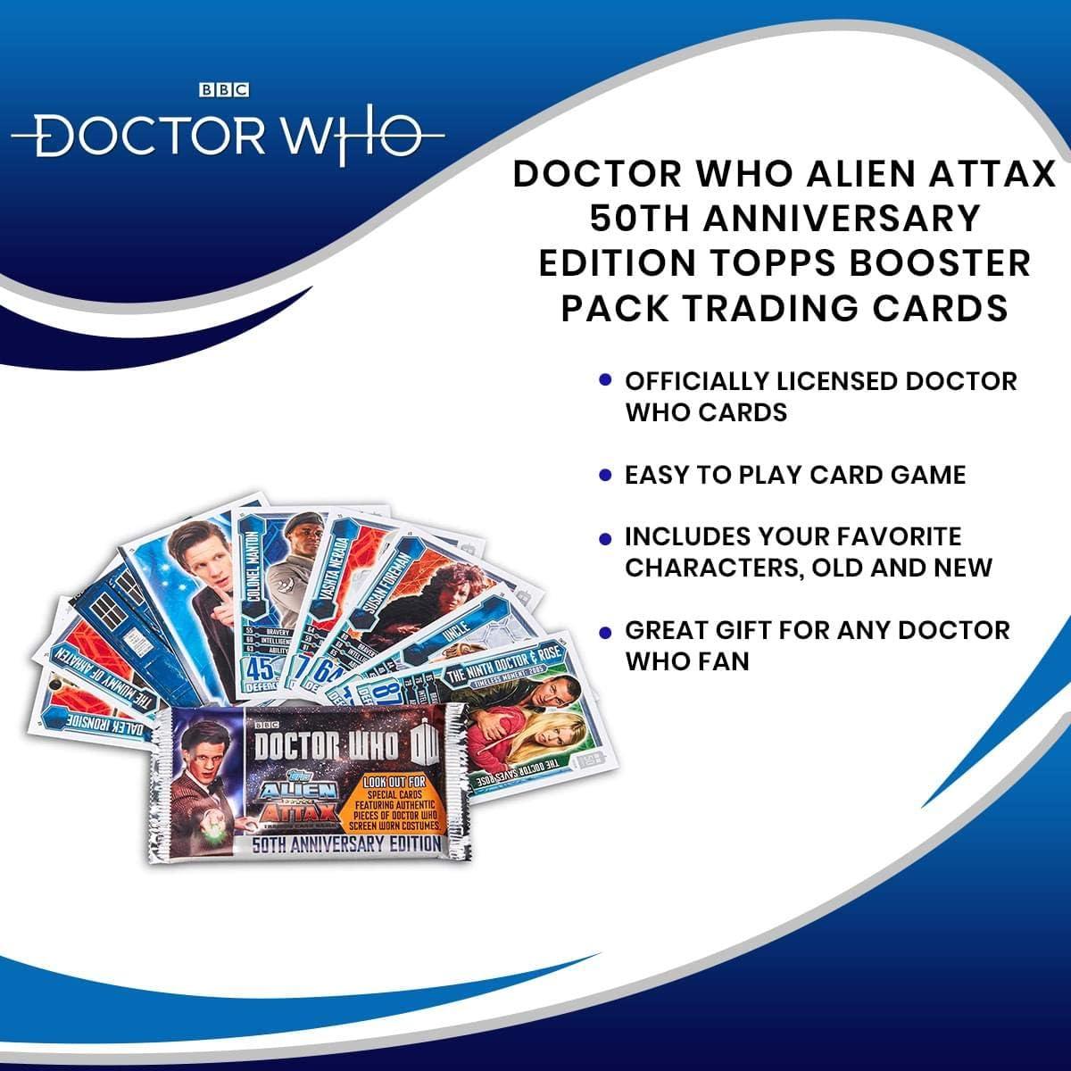 Paquete de Mejora de Cartas Coleccionables Doctor Who 50 Aniversario