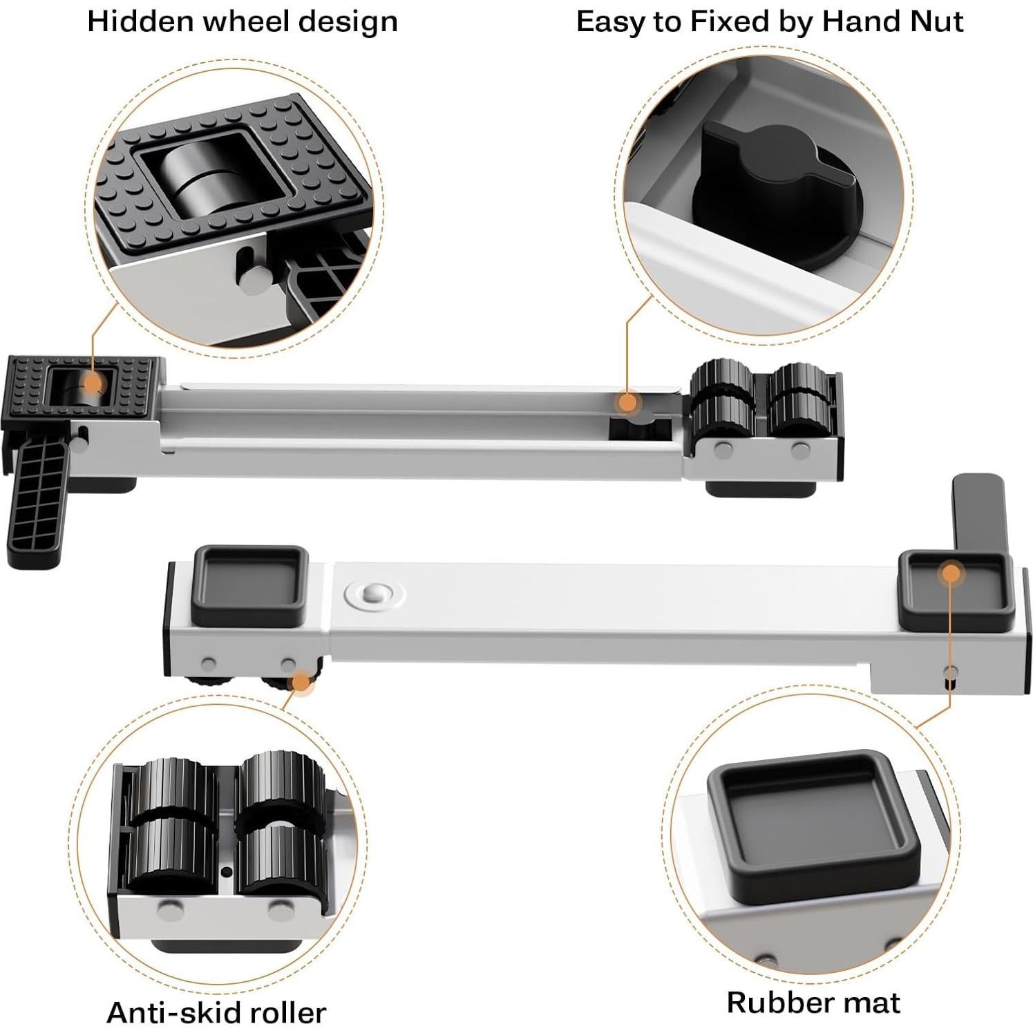 Rodillos para Electrodomésticos KVRG Ajustables 50-81 cm