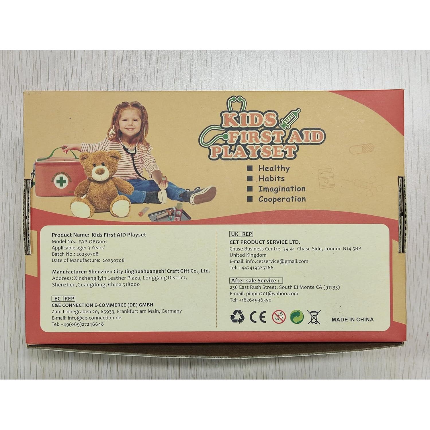 Kit de Doctor para Niños EFOSHM 34 Piezas con Estetoscopio