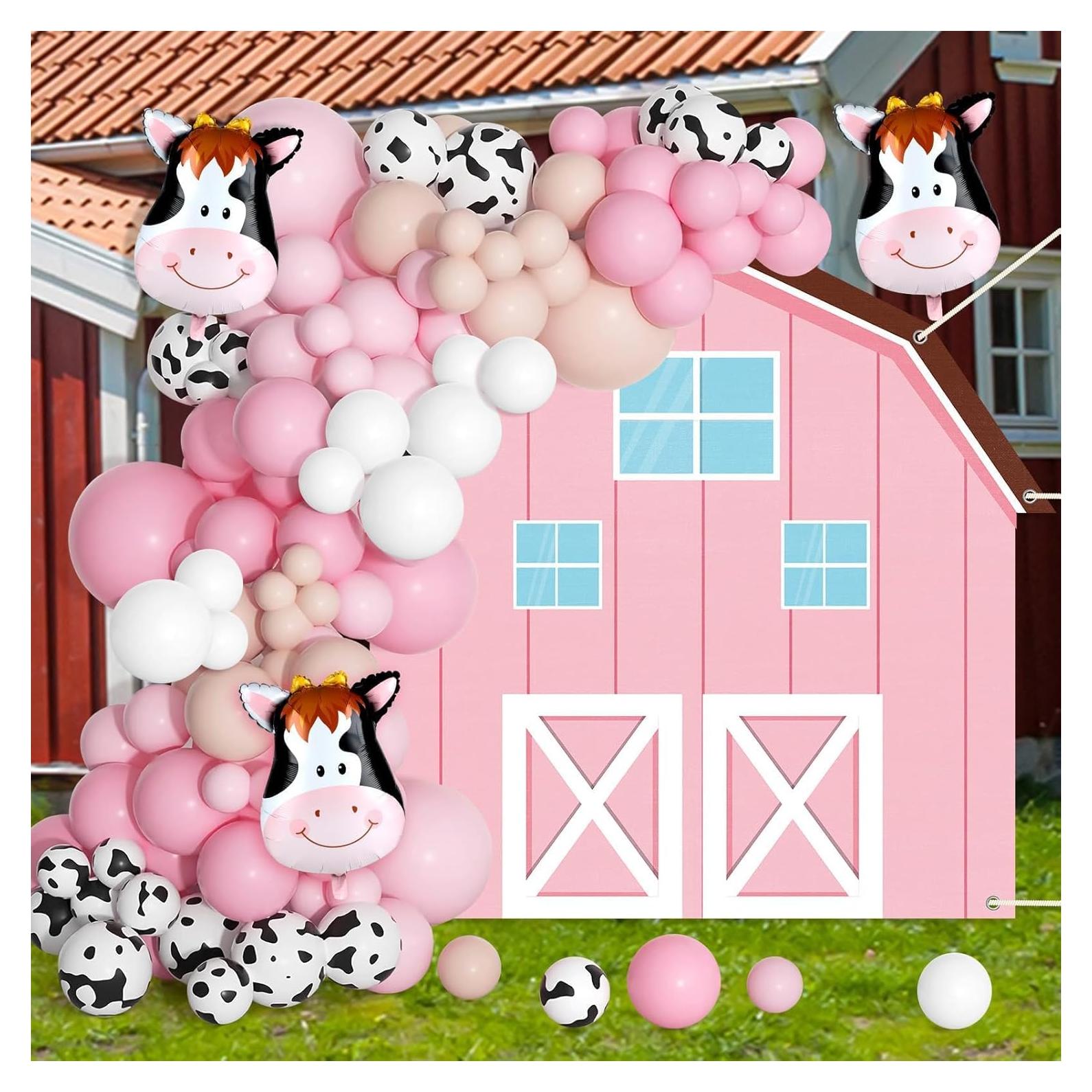 Kit de Decoración de Fiesta de Granja con Globos Ojustbeok